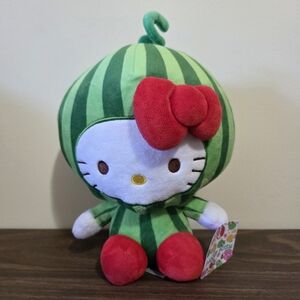 Hello Kitty Watermelon Plush Toy NWT